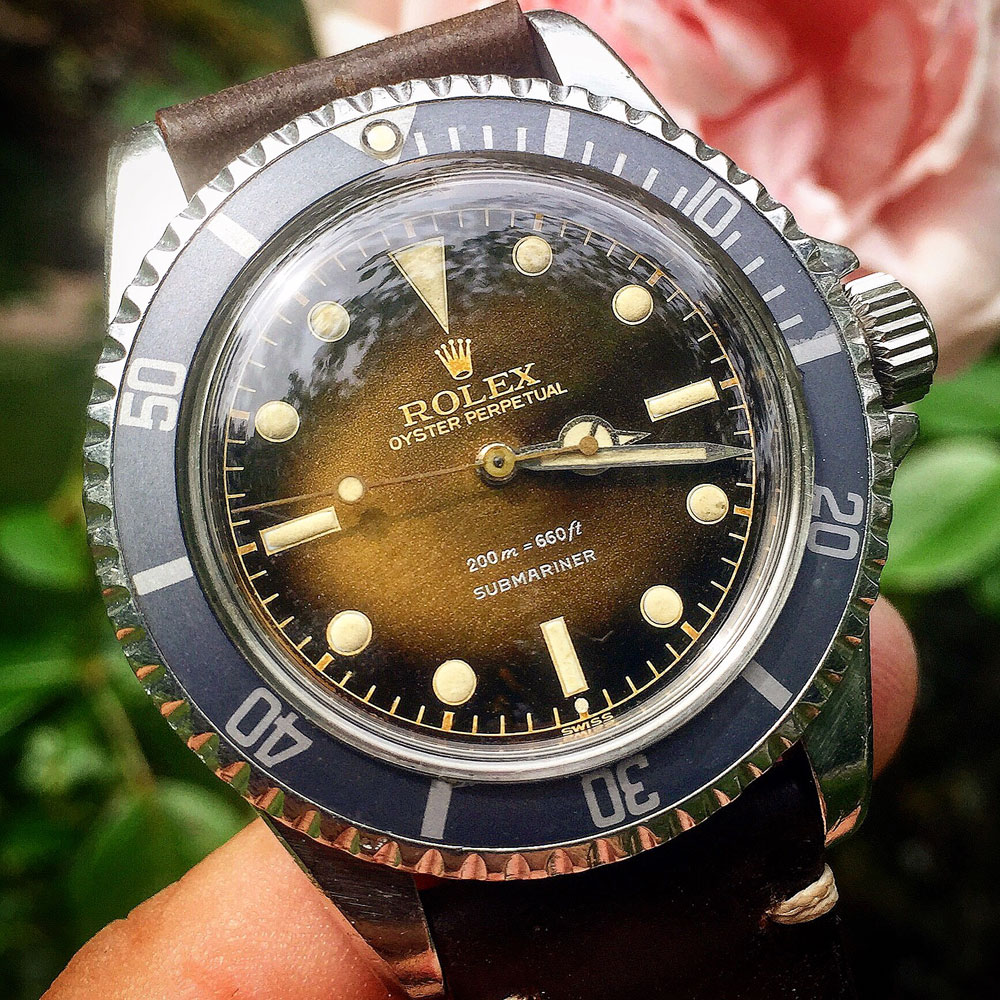rolex submariner stainless steel black face
