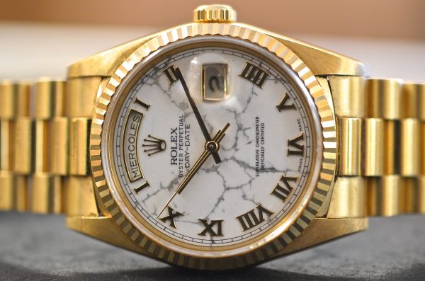 rolex marble dial