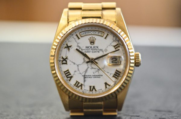 marble dial rolex
