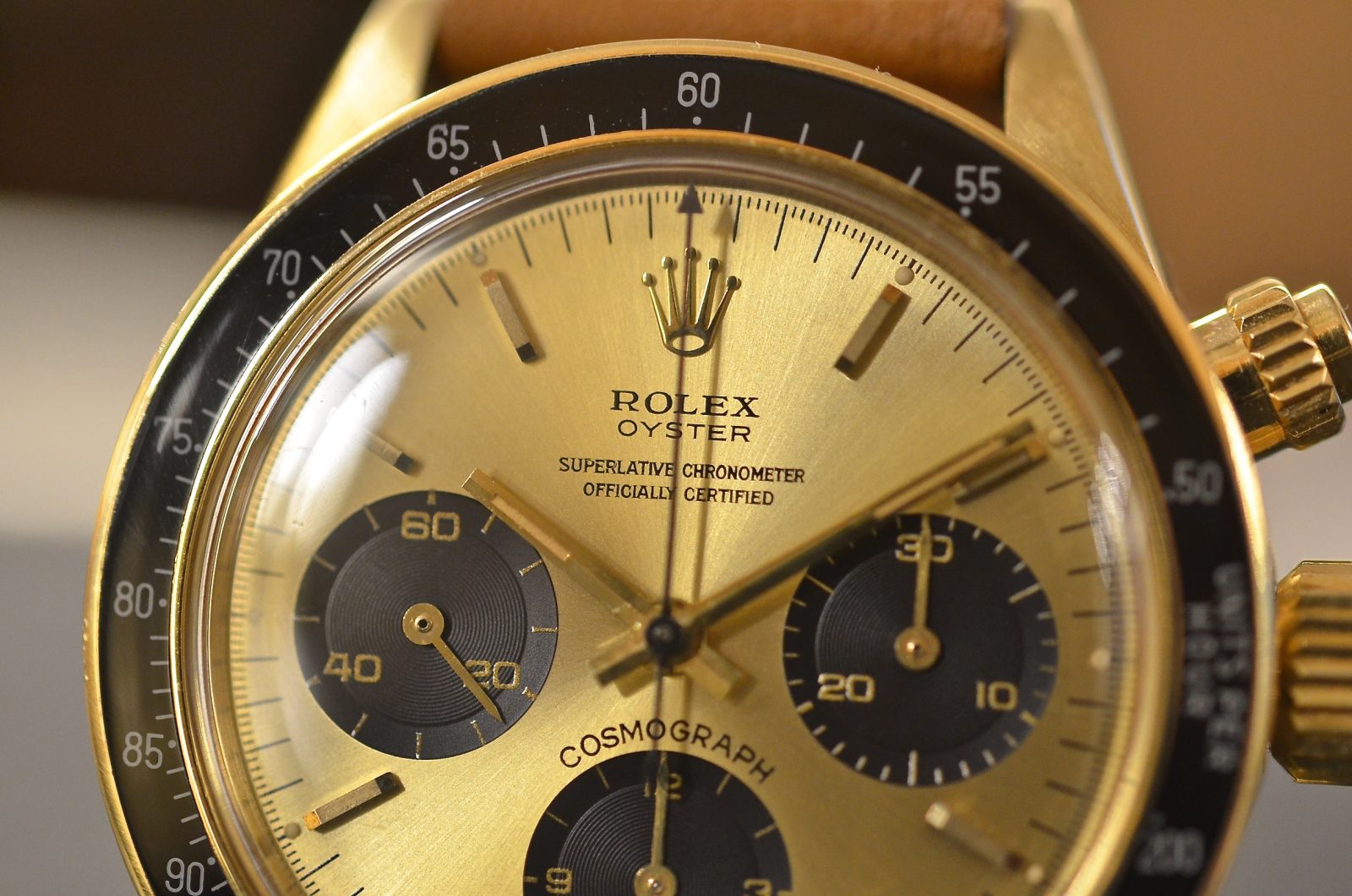 rolex daytona 14k gold