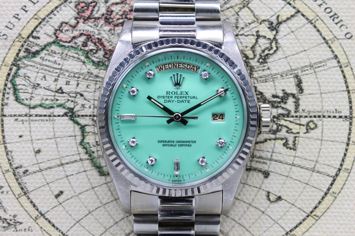 1972 Rolex Day Date Sea Foam Ref. 1803 (With Papers) - Rolex Passion Market
