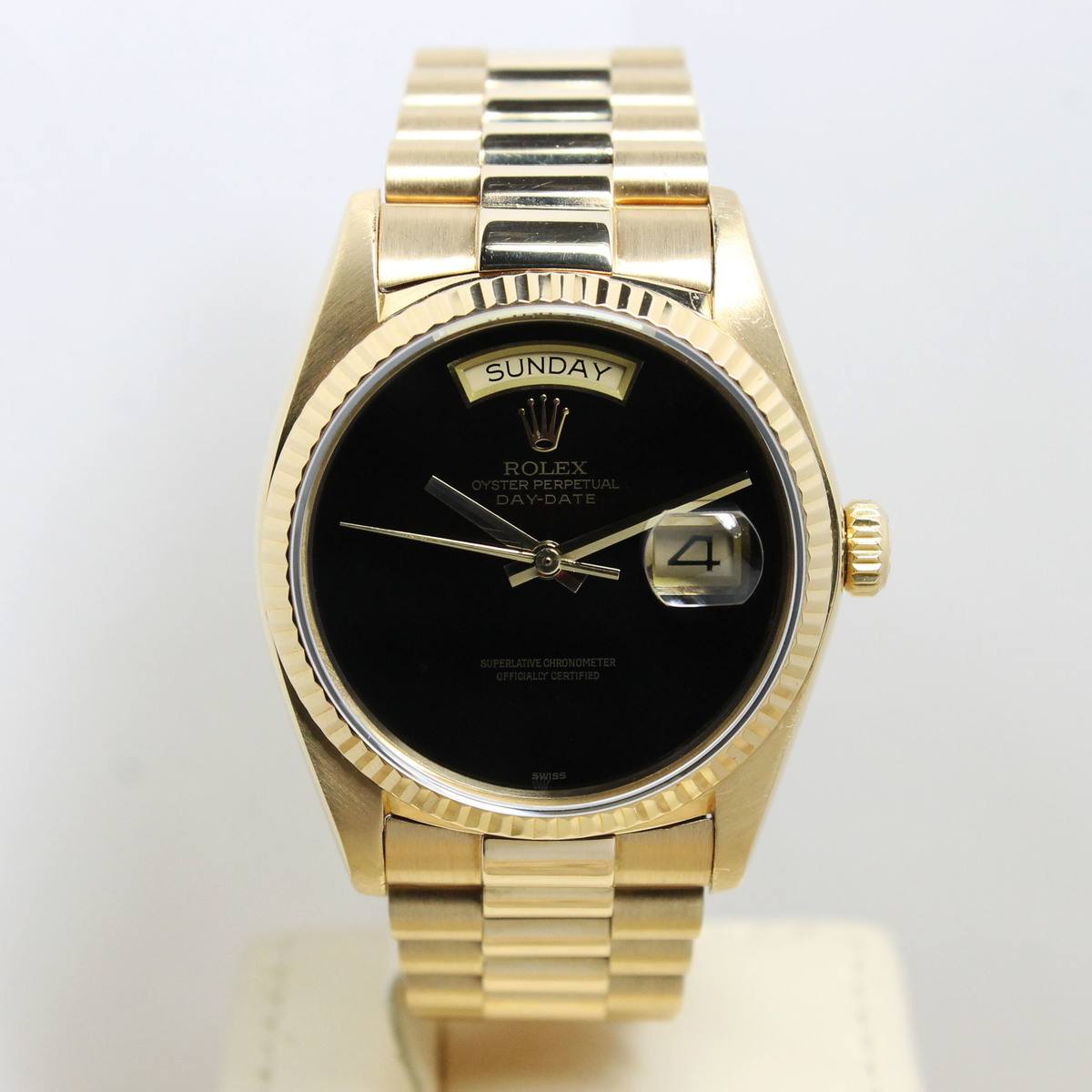 1986 Rolex Day Date Onyx Ref. 18038 - Rolex Passion Market
