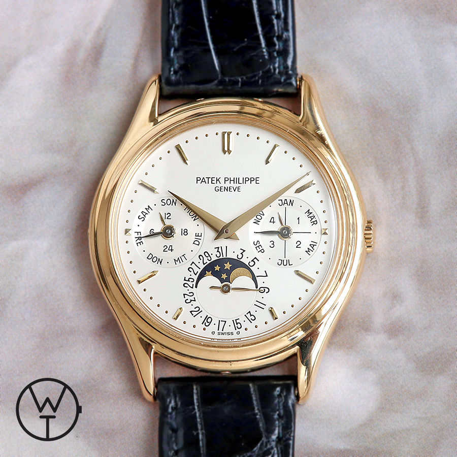 Yellow Gold Patek Philippe Ref 3940 Perpetual Calendar Rolex Passion 