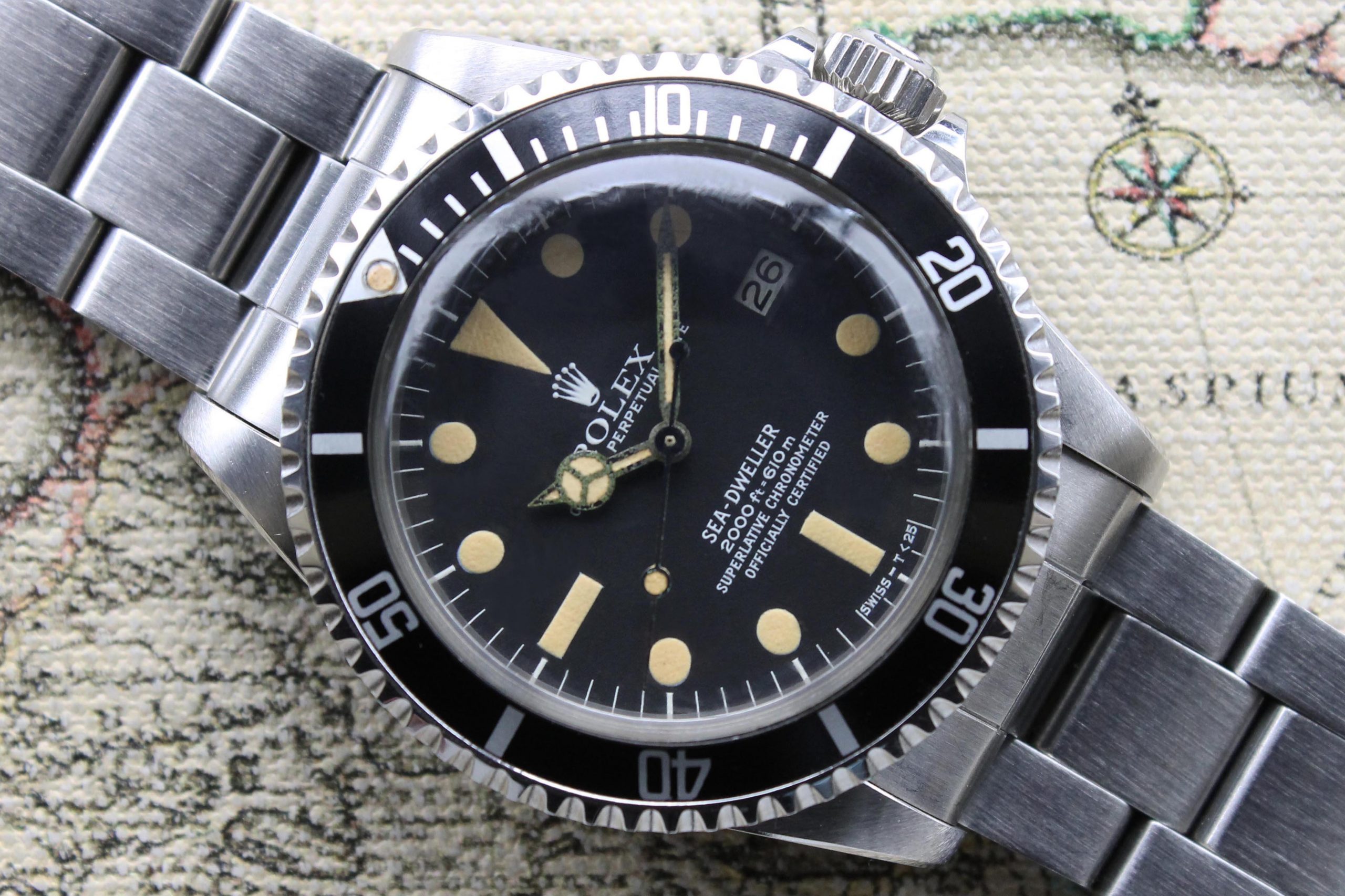 1978 Rolex Sea Dweller Great White Unpolished, like new Ref. 1665 (Full ...