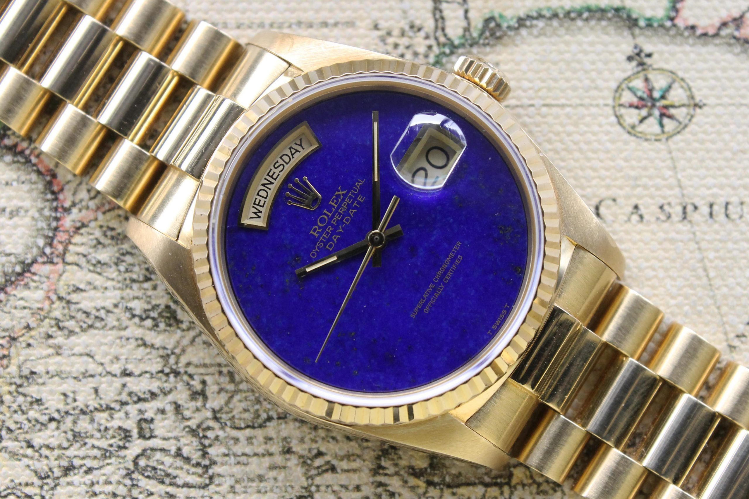 rolex day date lapis