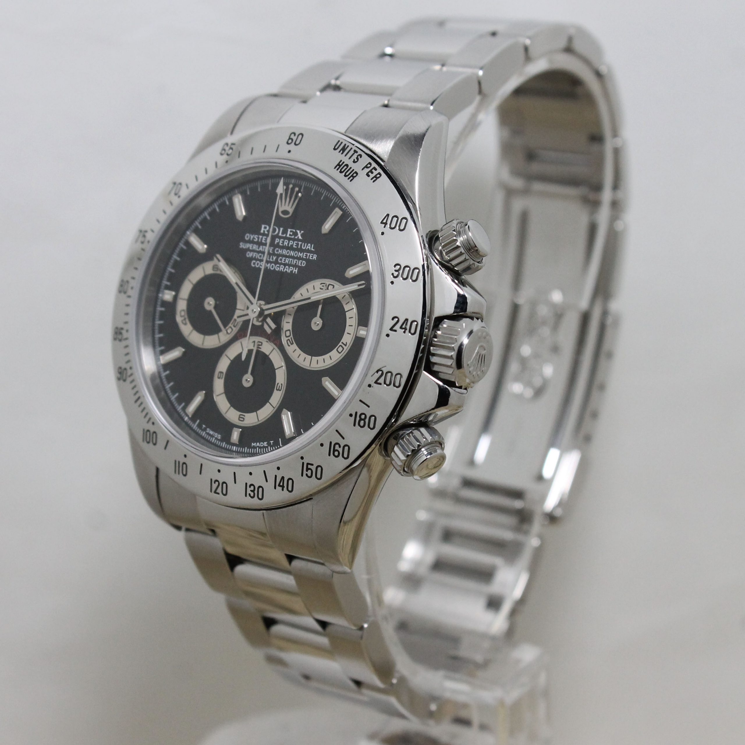 1997 Rolex Daytona Black Tritium Dial Ref. 16520 (with Rolex Service ...