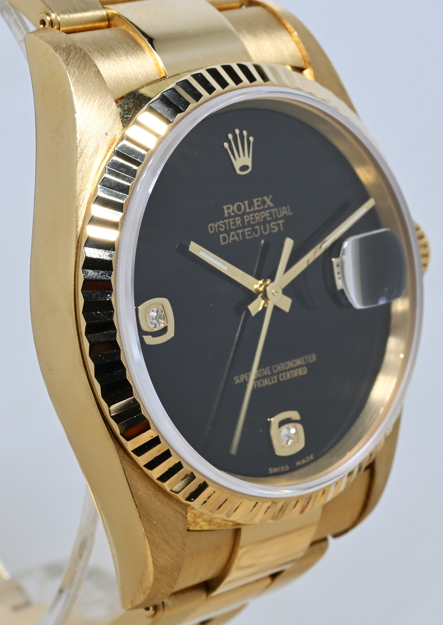 1995 Rolex Datejust Onyx Dial on Oyster Ref. 16238 - Rolex Passion Market