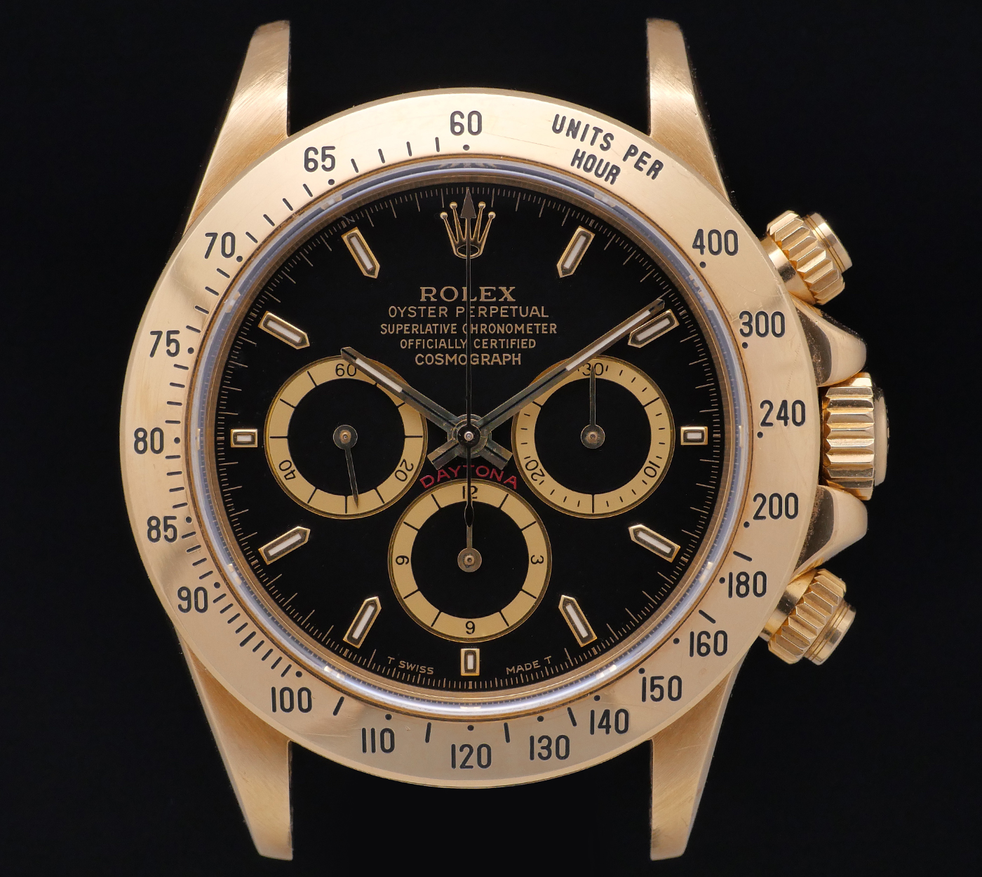 Rolex 16528 Daytona Zenith Black Dial with Box and Papers - Rolex ...