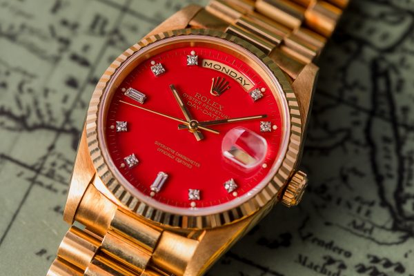 Rolex Day-Date Ref. 18238 ‘Coral Red Stella Dial’