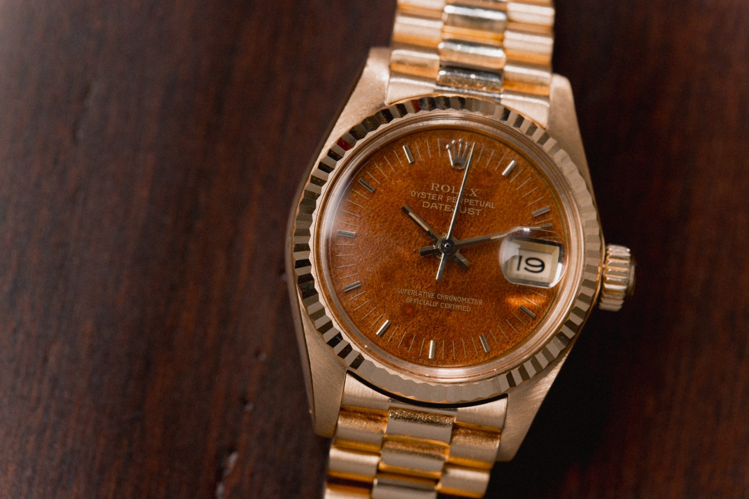 Rolex Datejust Ref. 6917 'Burl Wood Dial'
