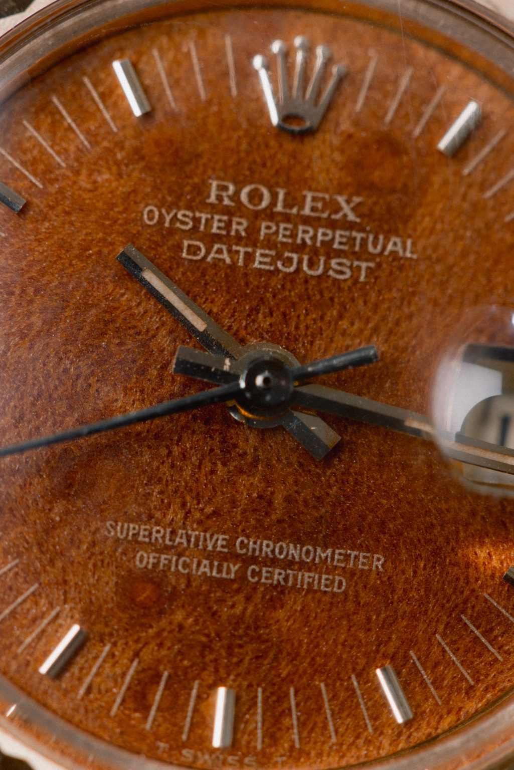 Rolex Datejust Ref. 6917 'Burl Wood Dial'